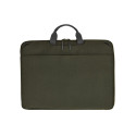 HP Modular 14 Sleeve/Top Load with Handles/shoulder strap included, Water Resistant - Dark Olive Gre