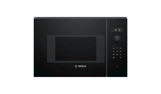 BOSCH Built-In Microwave BFL524MB0, 800W, 20L, black