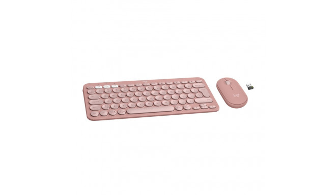 Logitech Mouse and keyboard set 920-012241 / Pebble 2 Combo Pink