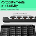 HP 435 Programmable Wireless Bluetooth Keypad w/Swappable Keycaps - Black