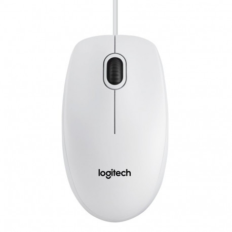 LOGITECH B100 Optical Mouse for Business White OEM