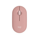  Logitech M350s - Optical mouse - Pebble 2 - tonal rose