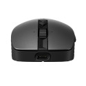 HP 715 Wireless Bluetooth Mouse - Multi-Device, Programmable, 4-way Scrolling, Rechargeable - Black