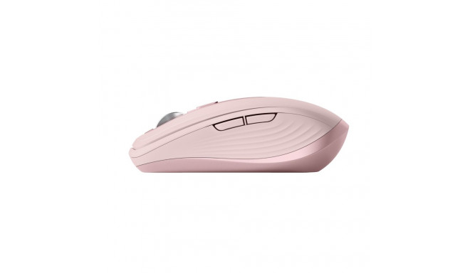  Logitech MX Anywhere 3S Mouse - RF Wireless + Bluetooth, Laser, 8000 DPI, Rose