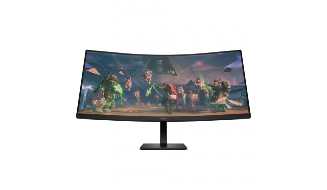 HP OMEN 34c WQHD Curved Gaming Monitor - 34" 3440 x 1440 WQHD 400-nit 165Hz AG, VA, 2x HDMI/DisplayP