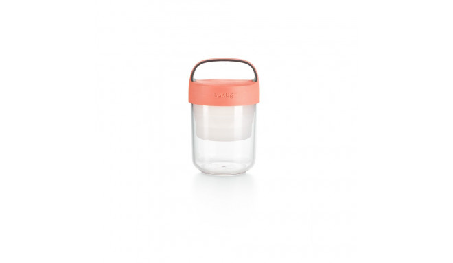 Lekue Box To Go 400 ml - korall