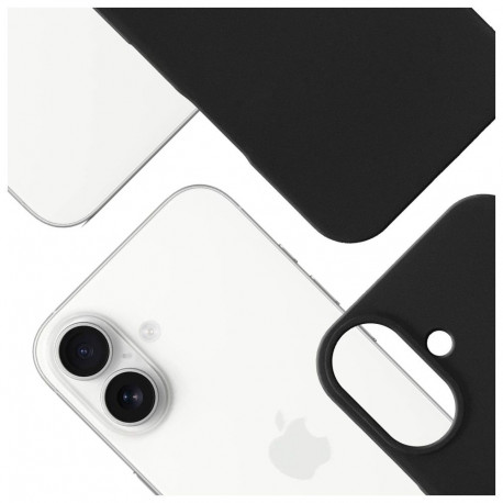 3MK Hardy MagSilicone Case for Apple iPhone 17 Graphite