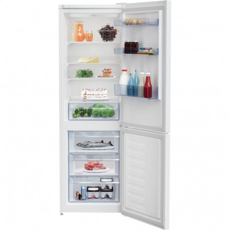 BEKO külmik RCSA366K40WN energiatõhususklass E vabaltseisev kombi kõrgus 185.2 cm külmiku maht 223 l