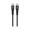 Goobay USB-C supersoft tekstiilkaabel metallist pistikutega | 73954