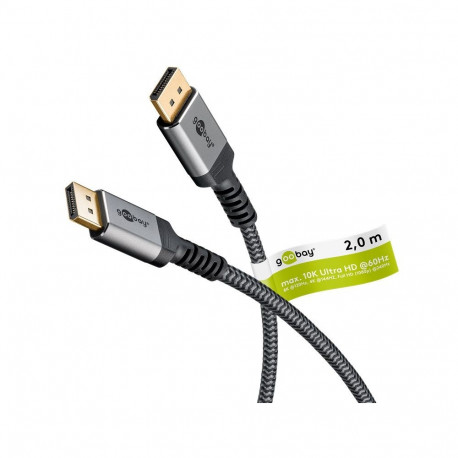 Goobay | DisplayPort Cable 2.0/2.1, 80 Gbit/s | 75685 | DisplayPort to  DisplayPort