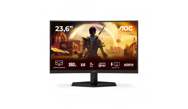 AOC | Gaming monitor | C24G42E | 24 " | VA | FHD | 16:9 | 180 Hz | 0.5 ms | 1920 x 1080 pixels | 250