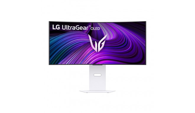 LG 34GX90SA-W 34" OLED 21:9 240 Hz 1 ms 3440 x 1440 pikslit 250 cd/m² 2 HDMI-pesa valge