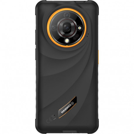 Hammer Iron 6 must 6.56" IPS 1612 x 720 pikslit Mediatek sisemine RAM 6 GB 128 GB kahe SIM-kaardiga 