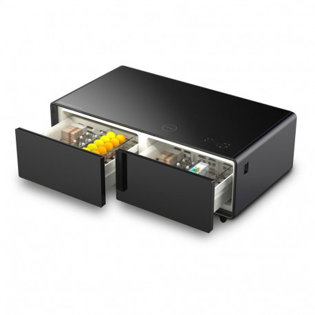 Caso | Lounge-Table with cooling compartments, sound bar and charging option | Sound and Cool | Ener