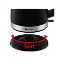 TEFAL KO150F30 Delfini Vision elektriline veekeetja 2400 W 1.5 L plastmass 360° pöörlev alus must/ro