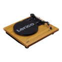 Lenco LS-10 record player with speakers wood