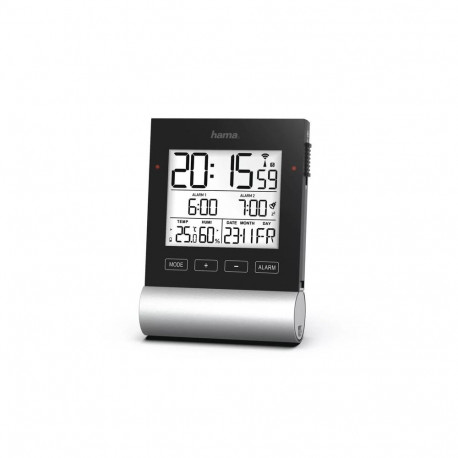 Hama DCF ALARM CLOCK "BLACK LINE"