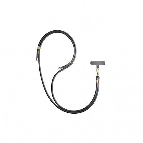 3MK EasyClip Elite Black (gold) Phone Lanyard