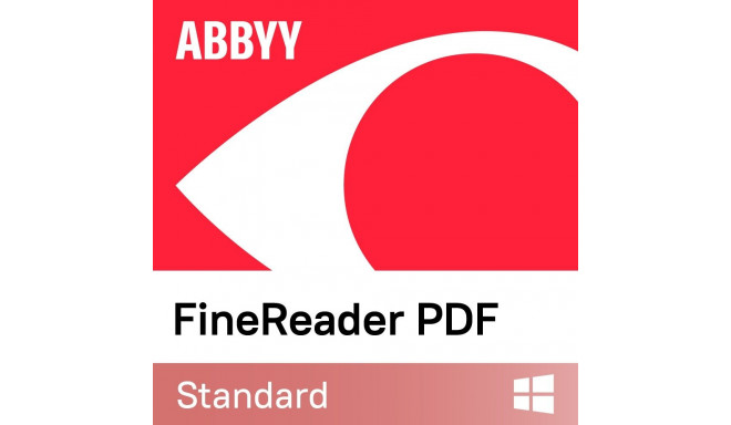 ABBYY FineReader PDF Standard, mahulitsents (kasutaja kohta), tellimus 1 aasta, 5–25 kasutajat, hind