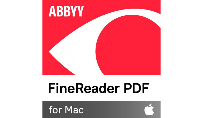 ABBYY FineReader PDF for Mac, Single User License (ESD), Subscription 1 year | FineReader PDF for Ma