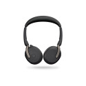 JABRA Evolve2 65 Flex MS Stereo Headset on-ear Bluetooth wireless active noise cancelling USB-C blac