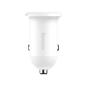 Baseus Grain Pro Car Charger 2x USB 4.8A (white)
