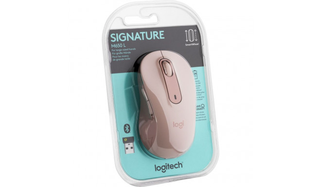 Logilink Logitech Wireless Mouse M650 L rose (910-006237)