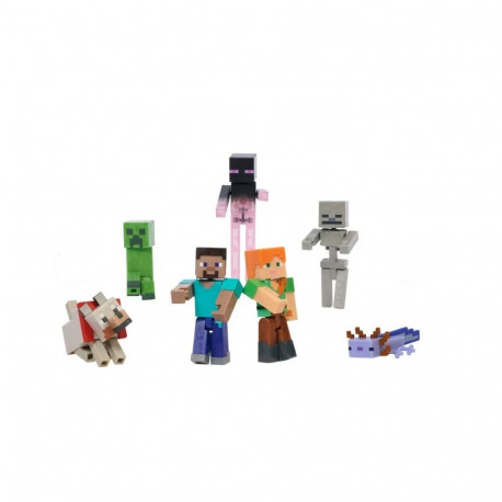 Zestaw figurek minecraft world builders