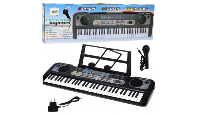 klaviatuur elektriline mikrofon noodipult salvestamine taasesitus