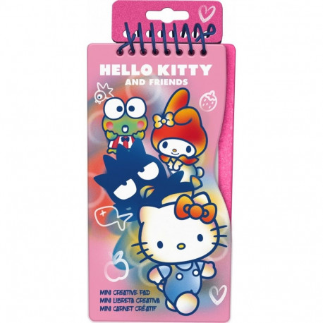 Zestaw kreatywny z naklejkami hello kitty