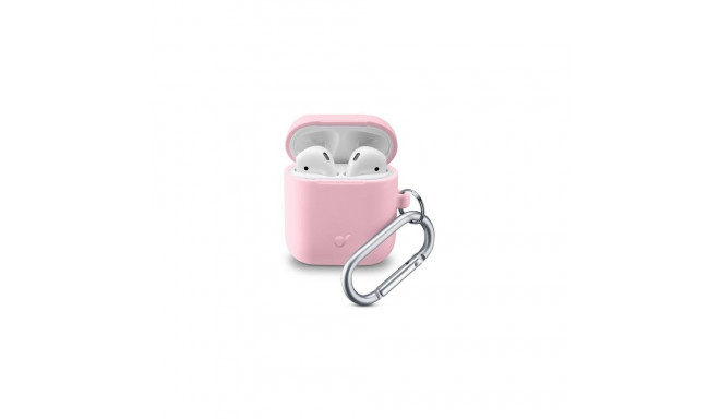 Cellularline Bounce - AirPods 1&amp;2 Soft touch silicone AirPod case with hook