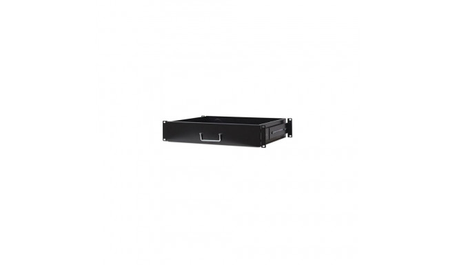 Intellinet 19&quot; Drawer Shelf, 2U, Shelf Depth 350mm, Max 30kg, Black, Three Year Warranty