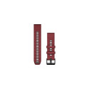 Garmin QuickFit Band Graphite, Red Silicone