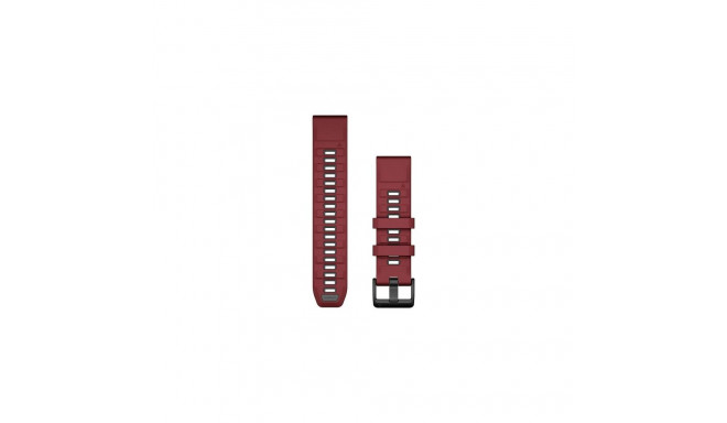 Garmin QuickFit Band Graphite, Red Silicone