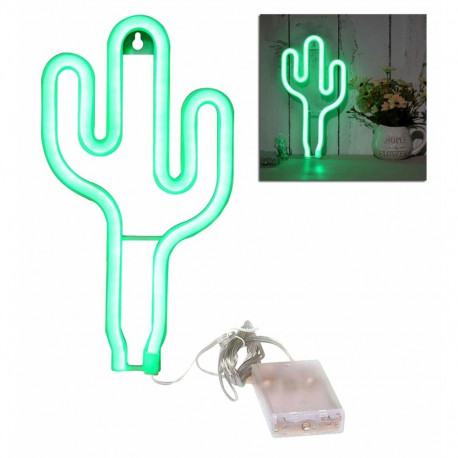 ZD79 LAMPKA LED NEON KAKTUS