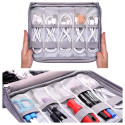 Bag for electronics and cables, black TR12B