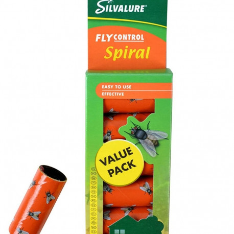 Kärbsepaber liimpüünis rullis FlyControl Spiral 6tk