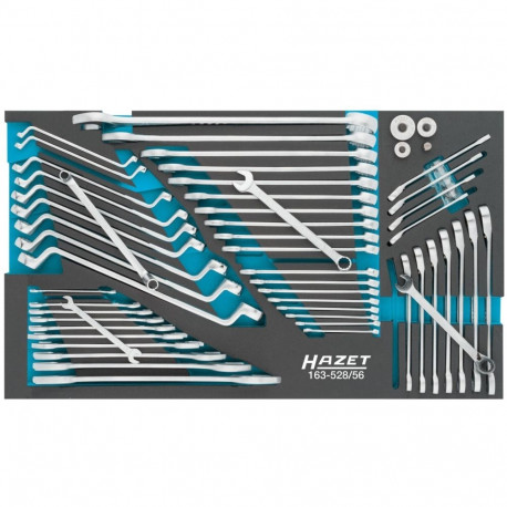 Hazet Wrench set 163-528/56, size 4/3+ (56 pieces)
