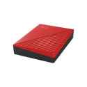 WD My Passport 4 TB, hard disk (red, Micro USB 3.2 B gene 1)