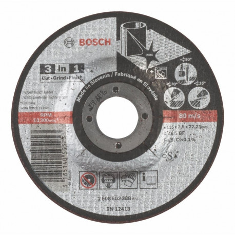 Bosch Cutting disc 3in1 115mm
