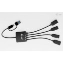 USB-C/A Cable 4HU B 2xUSB-C 2xUSB-A