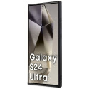 Guess GUHCS24LPGS4TDW S24 Ultra S928 pruun kõvakorpus Grip Stand 4G kolmnurkne strass