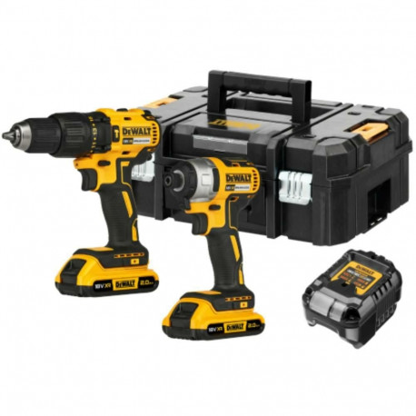 DEWALT.COMBO KIT 18V DCK2060D2T (DCD778+DCF787) 2x2.0Ah TSTAK II