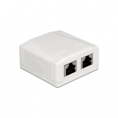 Seinakarp Cat6a LSA 2-le RJ45 Jack&Box