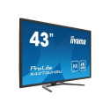 IIYAMA X4373UHSU-B1 43-tolline UW VA 3840x2160 UHD 400cd/m2 3ms HDR400 2xHDMI DP USB-HUB PBP PIP kau