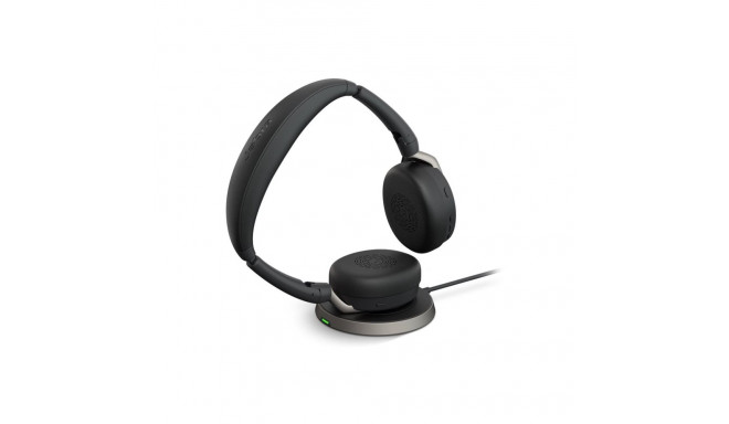 JABRA Evolve2 65 Flex MS stereo on-ear Bluetooth juhtmevabad aktiivse mürasummutusega USB-A must koo