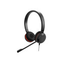 JABRA Evolve 20SE MS stereo eriväljaanne on-ear juhtmega USB sertifitseeritud Skype for Business jao