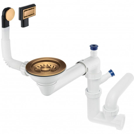 1-kausiga valamu jäätmete ruumisäästlik sifoon