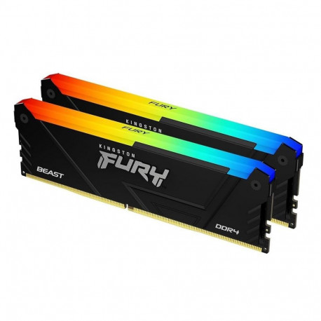 Kingston Technology FURY 16GB 3200MT/s DDR4 CL16 DIMM (Kit of 2) Beast RGB 740617337532