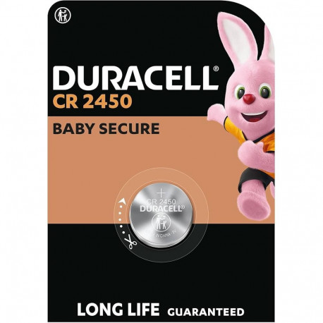 Battery - Duracell CR2450 3V Lithium Battery 24x5mm 10g